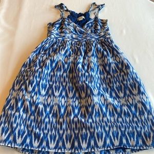 Blue and white Loft Dress